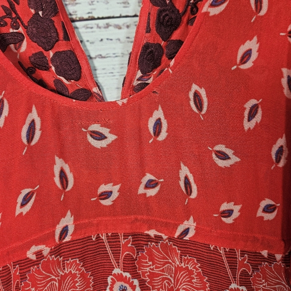 Free People embroidered caftan mini tunic - Picture 14 of 16